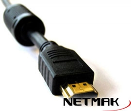 CABLE HDMI A HDMI V2.0 1.50 MTS 4K NM-C98 
NETMAK - CABLE06807