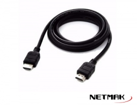 CABLE HDMI A HDMI V2.0 3.00 MTS 4K NM-C98 3 
NETMAK - CABLE06808