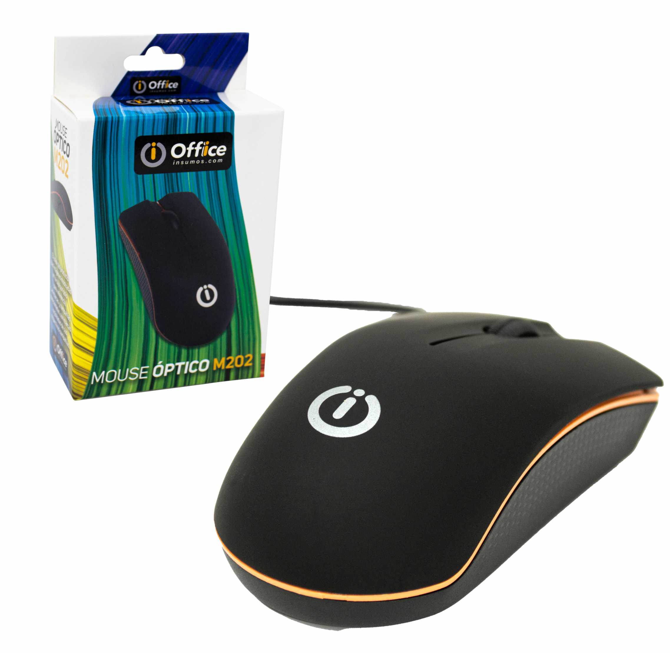 MOUSE USB OFF-M202 MINI OFFICE - MOUSE08677