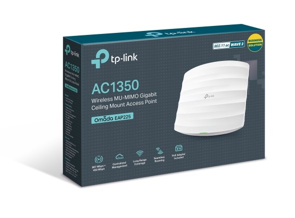 ACCES POINT DUAL BAND WIFI (EAP225)  GIGABITAC1350 MBPS AP GIGABIT CEILING MOUNT - WIRELESS TP-LINK
0409399 - 6915