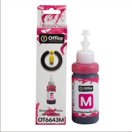 TINTA ALT P/EPSON 100CC C MAGENTA EN CAJA OT6643M CON APLICADOR OT6643M OFFICEINSUMOS.COM - TINTA08896