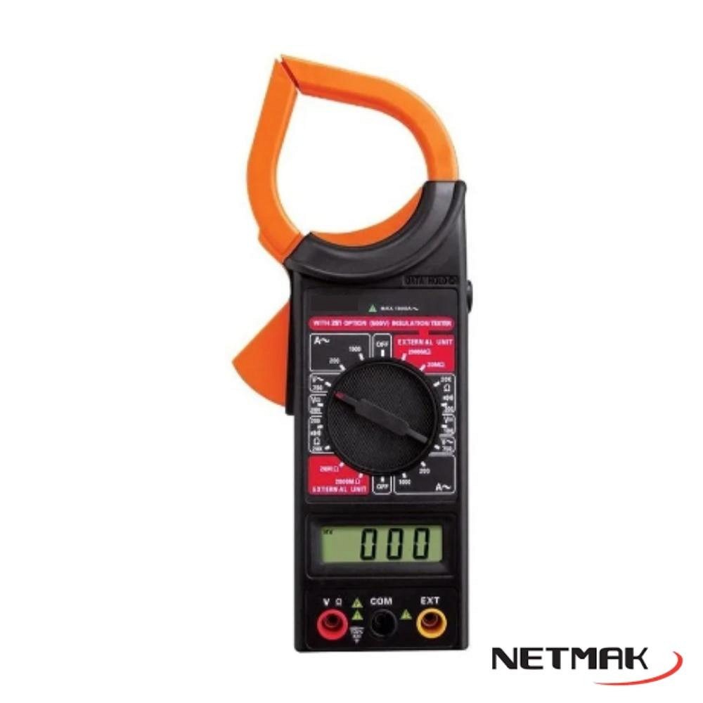 TESTER PINZA AMPEROMETRICA 1000AMP NM-266
NETMAK - TESTER09088