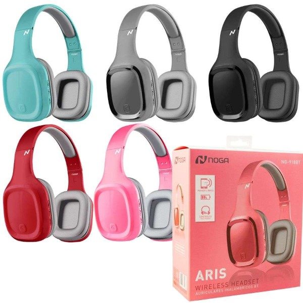 AURICULAR VINCHA  BLUETOOTH NOGA NET NG-918BT AZUL