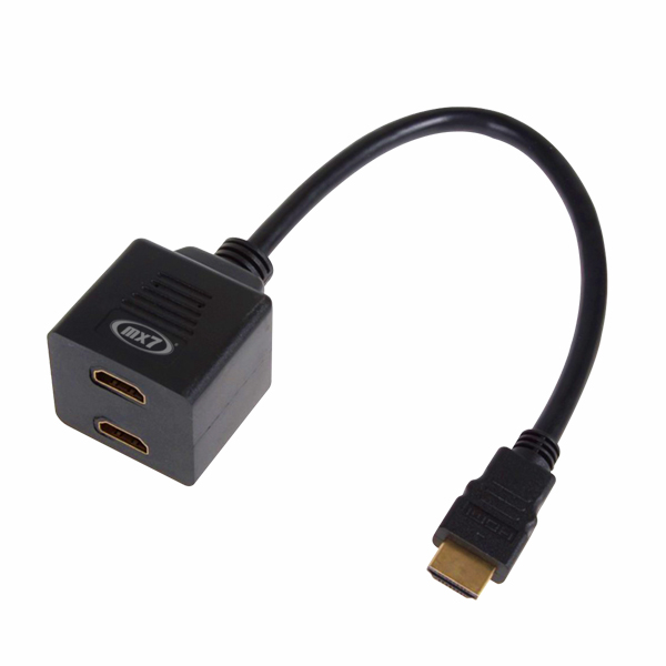 ADAPTADOR DE VIDEO (Y) HDMI M / 2 HDMI H 0,15 MTS. CPM037 - BKT - ADAPTADOR09299