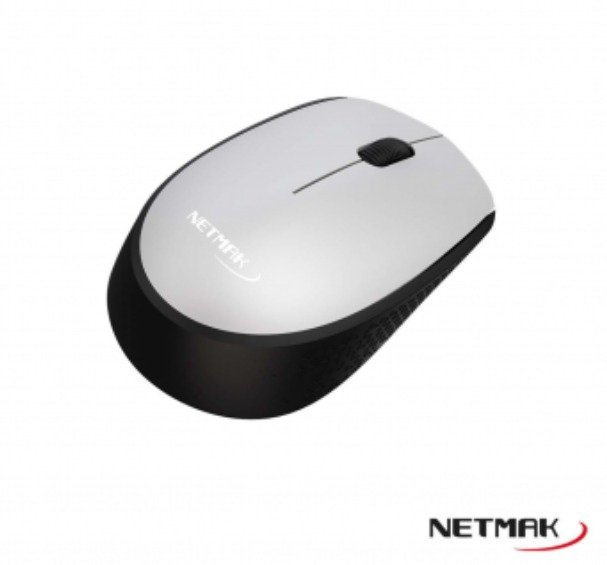 MOUSE USB WIRELES NM-M680-S GRIS 
NETMAK