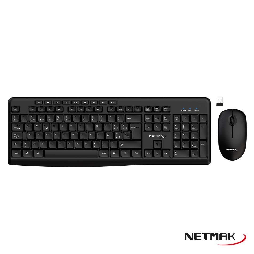 TECLADO + MOUSE WIRELESS  NM-KB770 
NETMAK