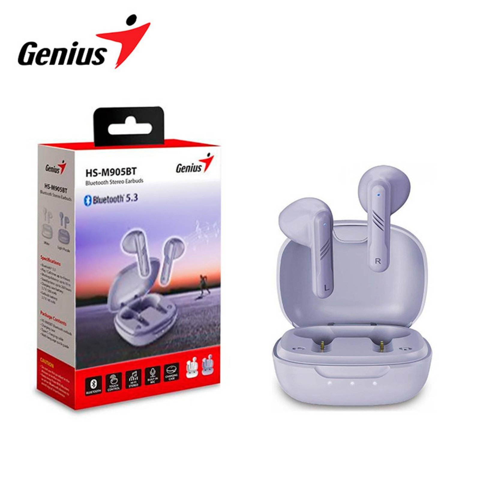 AURICULAR IN EAR BLUETOOTH GENIUS HS-M905BT BLANCO
31710025400