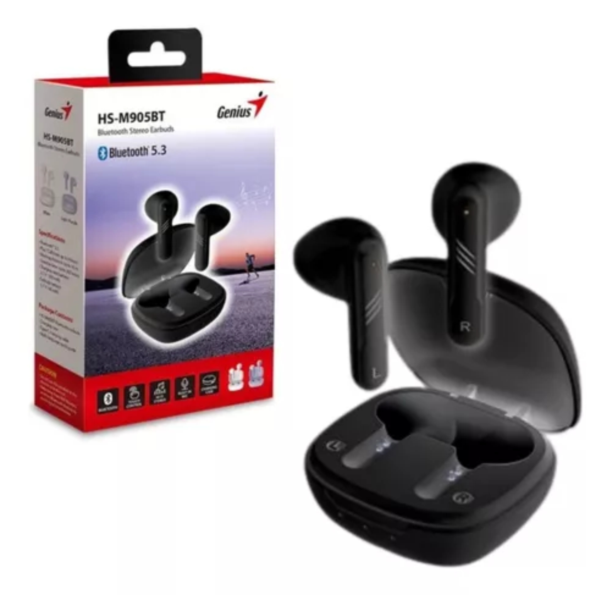 AURICULAR IN EAR BLUETOOTH GENIUS HS-M905BT NEGRO
31710025402 - AURICULAR09421