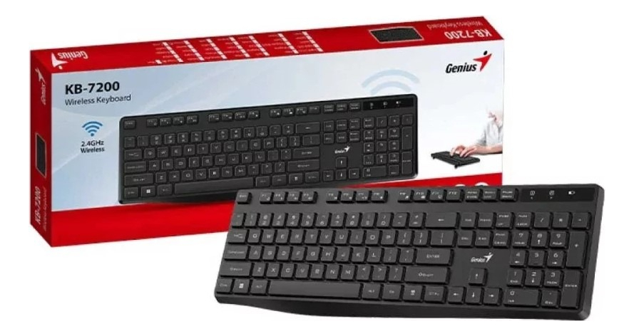 TECLADO WIRELESS KB-7200,BLK,SP,2.4GHZ,KB GENIUS
31320002401 - TECLADO09426