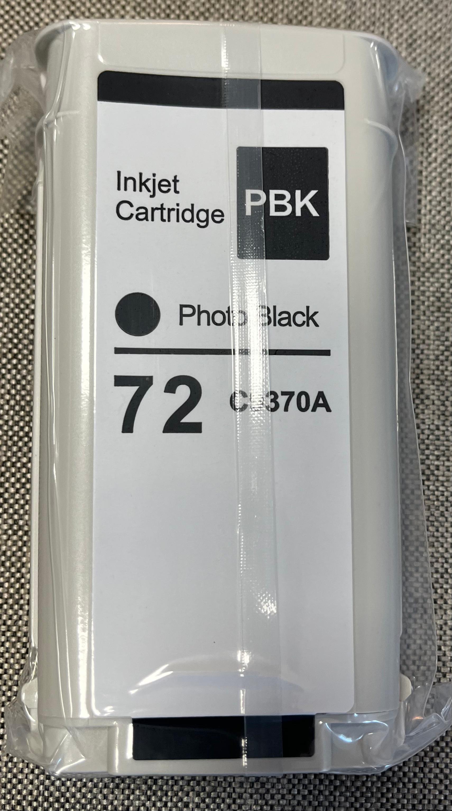 CART ALTER HP #72XL   NEGRO 130ML C9370A OFFICE ALTERNATIVO - PARA IMPRESORA HP DESIGNJET DE LA SERIE T610,  T620,  T770,  T1100,  T1200, T2300 EMFP, HP  T790,  T1300 - 72B-A