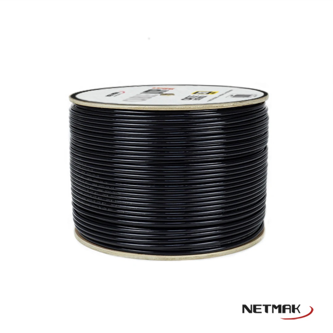 CABLE UTP ROLLO CAT5E EXTERIOR 300MTS NM-R06 CAT5E
NETMAK - CABLE09487