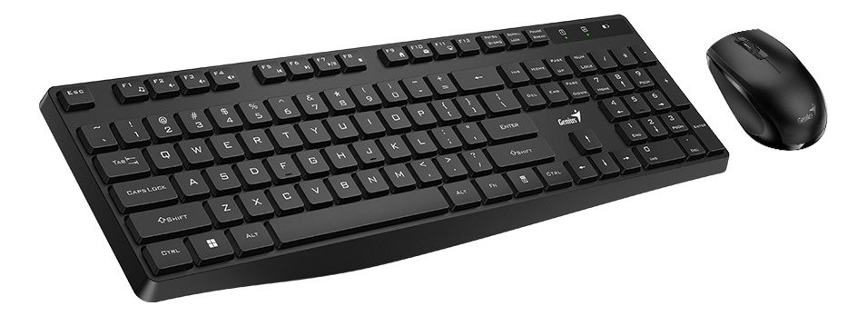 TECLADO + MOUSE WIRELESS SILENT KM-8206S 2.4GHZ - GENIUS 31340017401 GENIUS