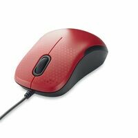MOUSE TIPO C #70758 SILENT WIRED OPTICAL RED VERBATIM