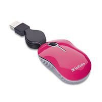MOUSE USB RETRACTIL ROSA 98618 VERBATIM 99785