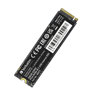 DISCO INTERNO SSD VI3000 256GB 49373 PCIE NVME DE M.2 2280 VERBATIM