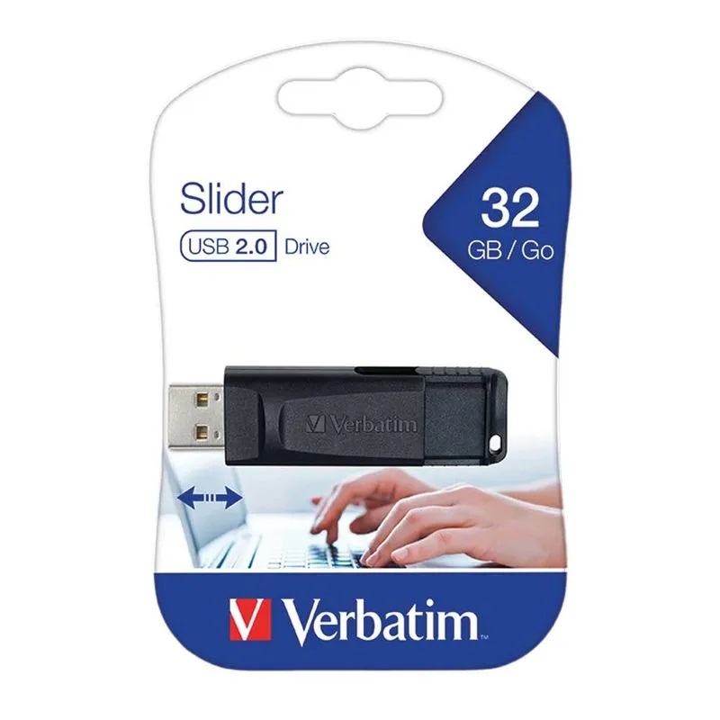 PEN DRIVE 32 GB SLIDER 71215 /98697 VERBATIM - PEN09581