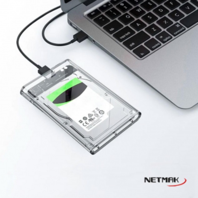 CARRY DISK EXTERNO TRANSPARENTE 2.5 SATA 2 - NM-CASE-TR - CARRY09655