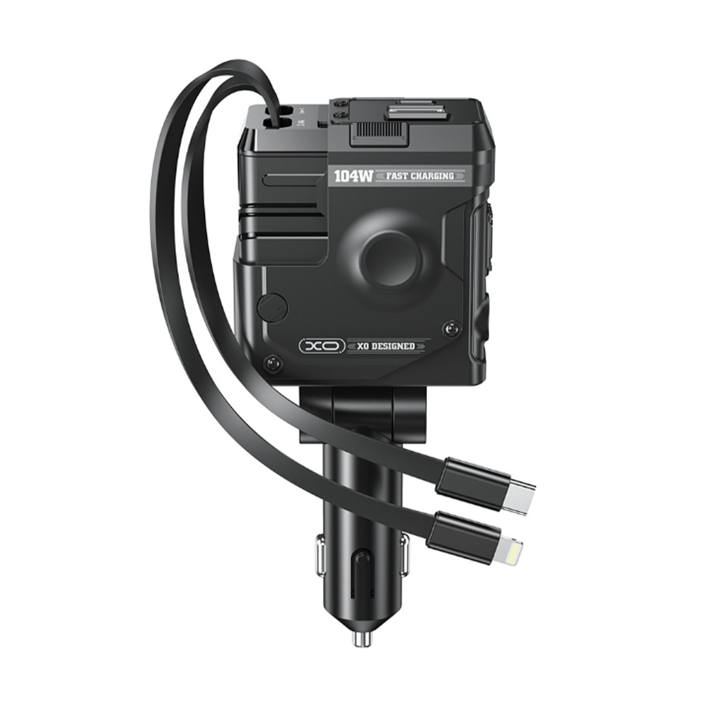 CARGADOR PARA AUTO RETRACTIL XO-CC66 4 EN 1 MECHANICAL STYLE 4 EN 1 CC66 XO - CARGADOR0