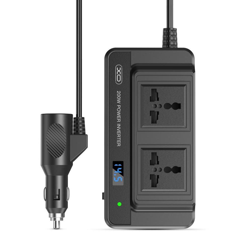 CONVERTIDOR DE CORRIENTE DE AUTO 200W CZ011 XO