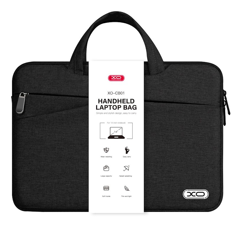 MALETIN P/NOTEBOOK 14" XO-CB01 NEGRO - 09779