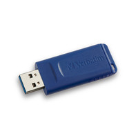PEN DRIVE 64 GB USB 2.0 SLIDER AZUL 98658 VERBATIM - PEN09802
