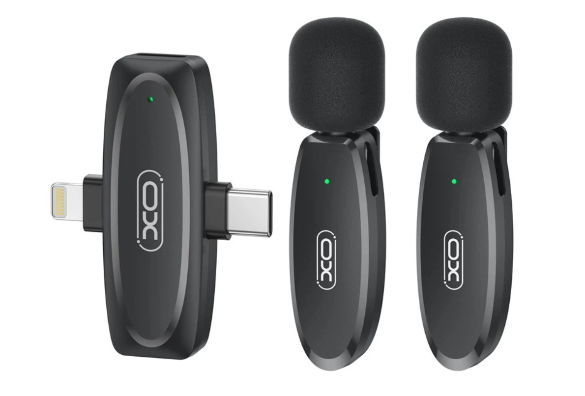 MICROFONO CORBATERO X2 INALAMBRICO TIPO C XO-MKF10 Y LIGHTNING 2 EN 1 TIPO C Y LIGHTNING - 09806