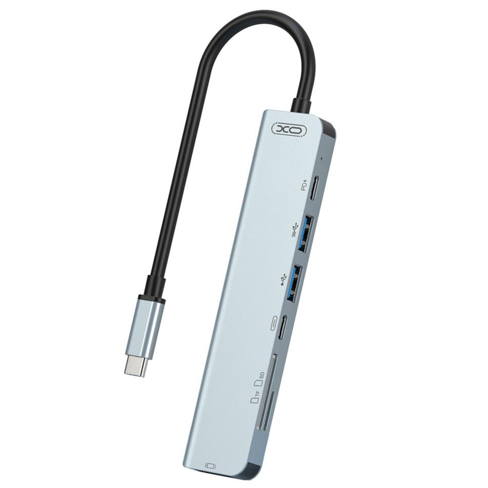 HUB ADAPTADOR TIPO C 7 EN 1 XO - HUB008 MULTIFUNCION - 09814