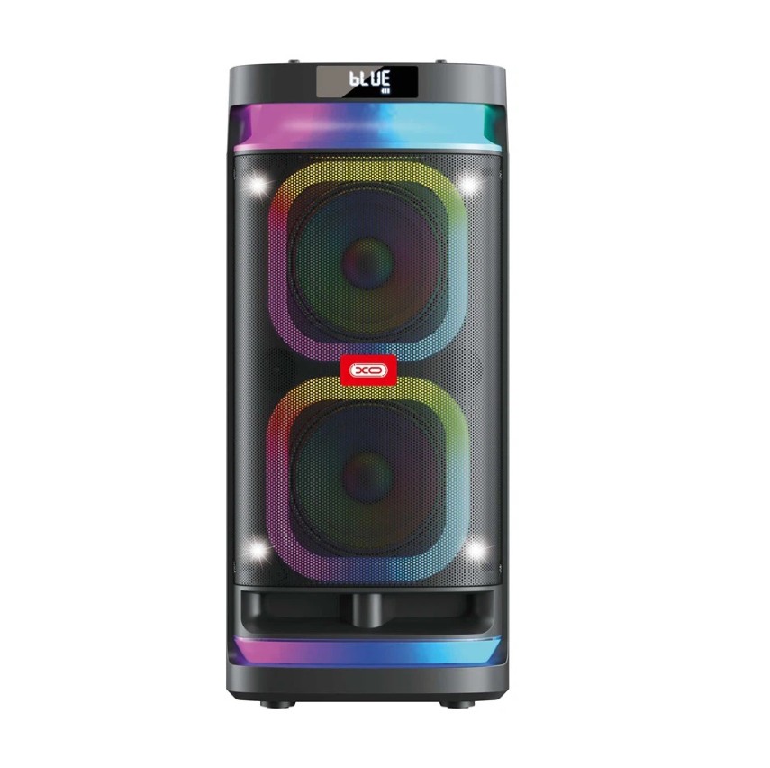 PARLANTE BLUETOOTH WOOFER DUAL XO - F58 CON CONTROL REMOTO Y MICROFONO, 15CM - 09883