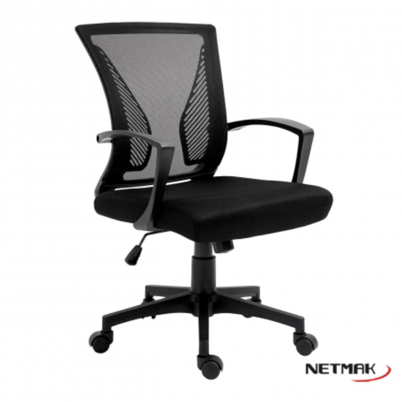 SILLA ERGONOMICA NEGRA NM-SERENA