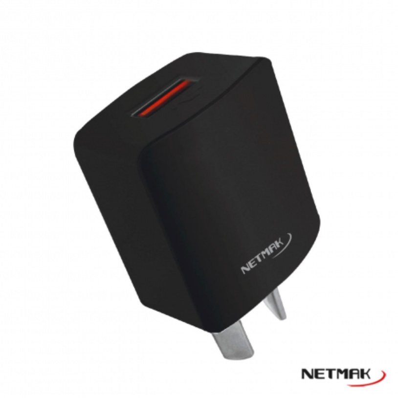 CARGADOR 220V A USB 1 PORT 5V 2.0 AMP NM-CP18 10W - 09993