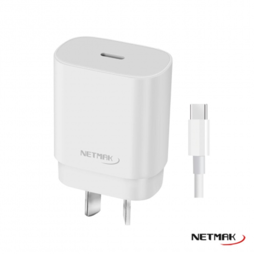 CARGADOR 220V A USB TIPO C + CABLE TIPO C NM-CP2 5V 6.0 AMP 30W - 09994