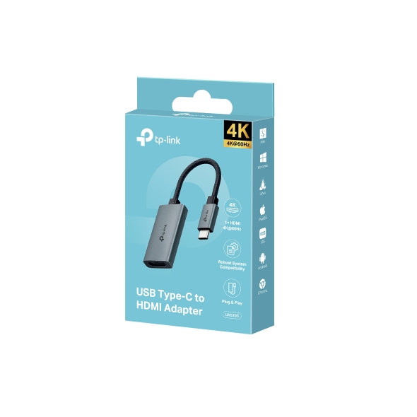 ADAPTADOR DE VIDEO TIPO C A HDMI H UA520C HASTA 4K / 60 HZ  TP-LINK

6919 - ADAPTADOR10045