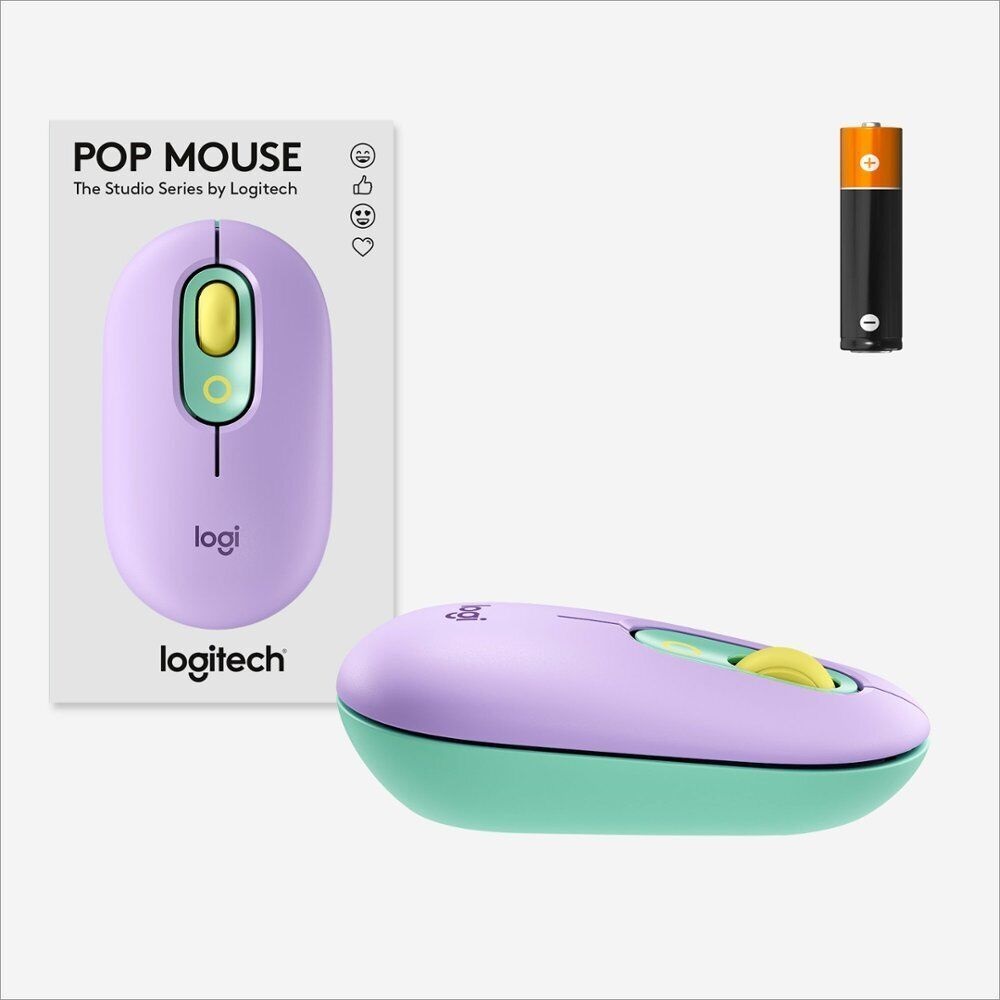 MOUSE USB WIRELESS POP MOUSE FRESH VIBES 910-006550 LOGITECH - MOUSE10055