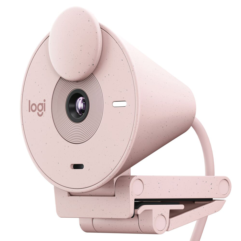 WEBCAM LOGITECH BRIO 300 ROSA FULL HD 960-001446 - WEBCAM10230