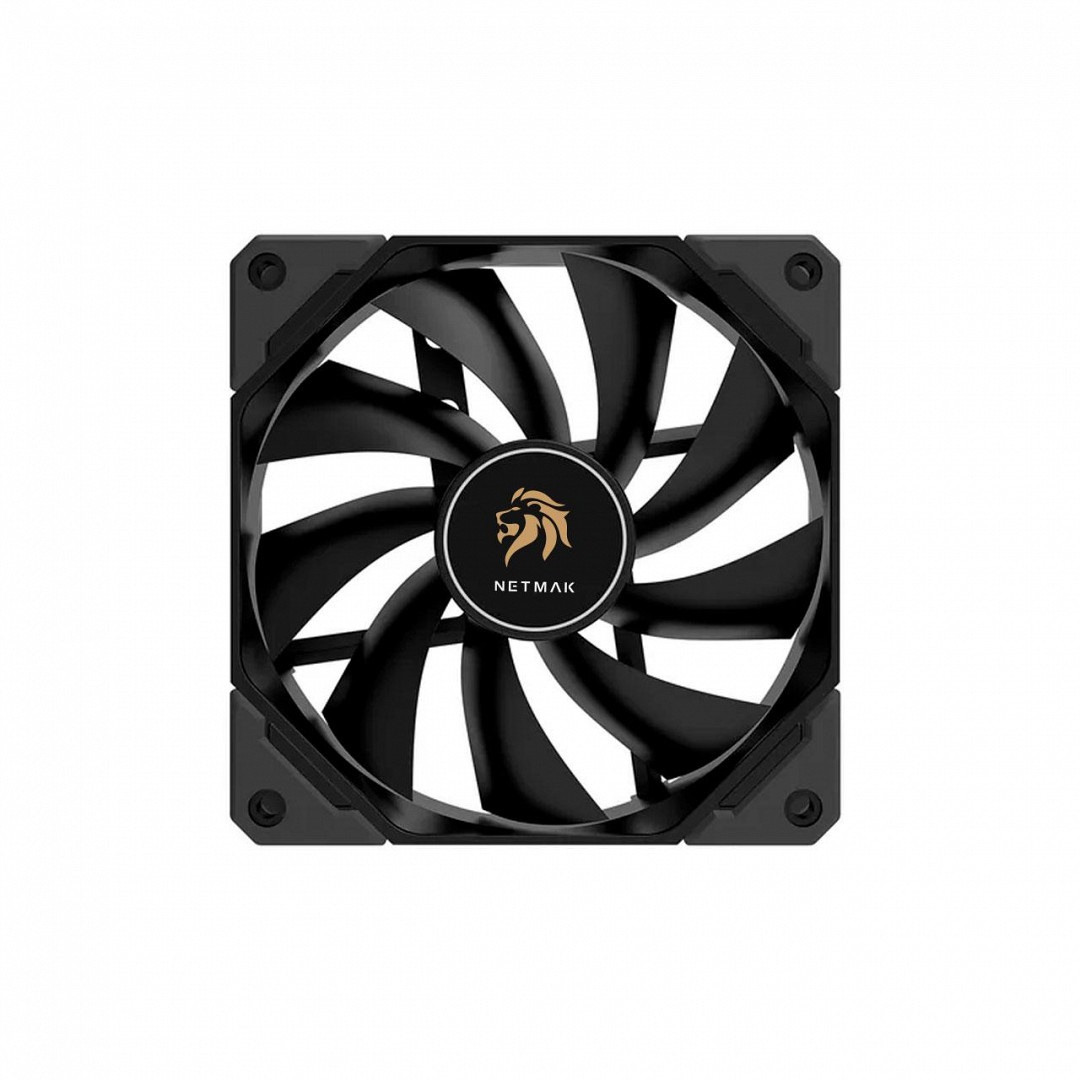 COOLER 120X120X25 NEGRO NM-12025 NETMAK - 10235