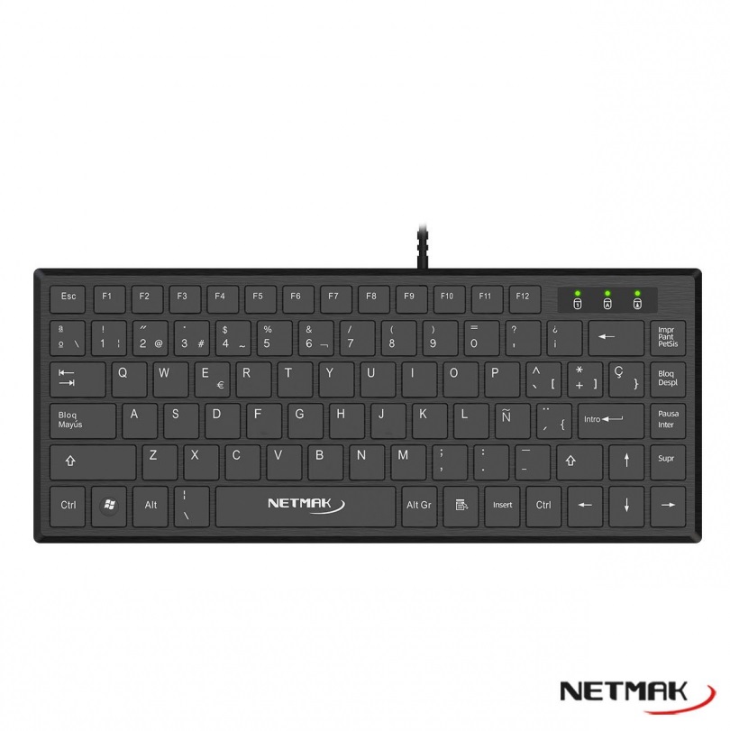 TECLADO USB SLIM COMPACTO NM-KB579 NETMAK