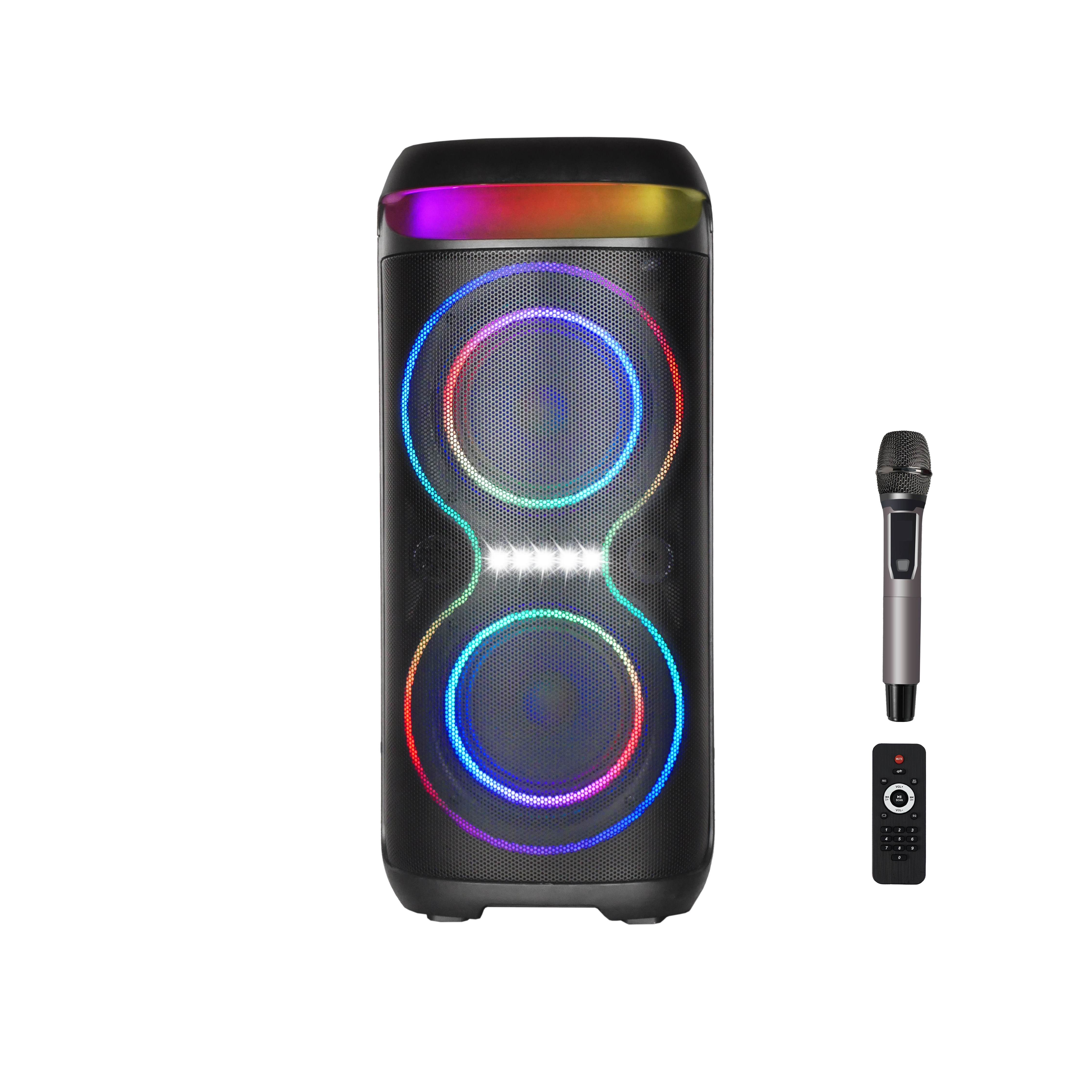PARLANTE BLUETOOTH  XO-F70 AC+DC DUAL 6.5 RGB BLUETOOTH SPEAKER 40W