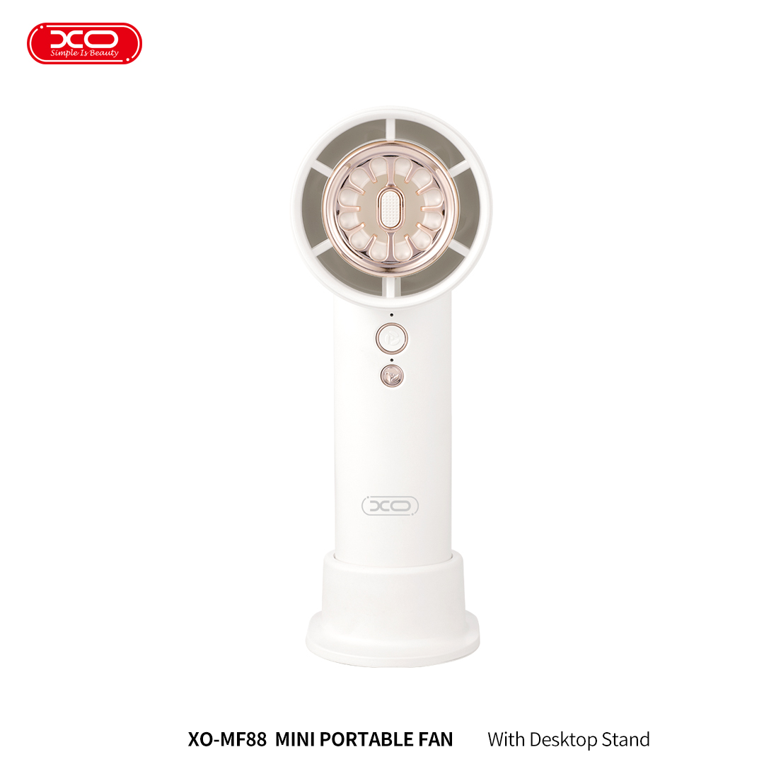 VENTILADOR PORTATIL DE MANO  XO-MF88 BLANCO 3000MAH