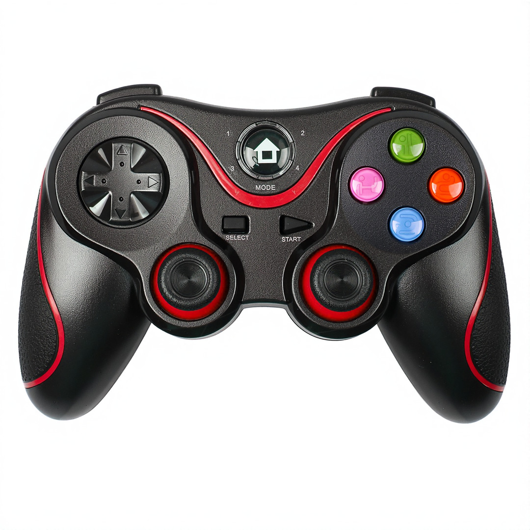JOYSTICK GAMEPAD PS4 XO-GP5 NEGRO+ROJO INALAMBRICO