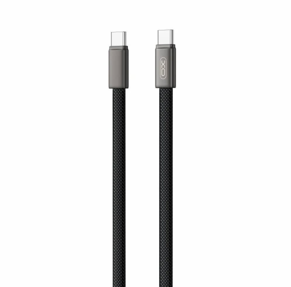 CABLE TIPO C A TIPO C  1.0 MTS XO-NB-Q307 ULTRA DELGADO  60W BLANCO