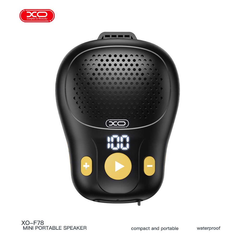 PARLANTE BLUETOOTH  XO-F78 NEGRO SUMERGIBLE ( IP67 )