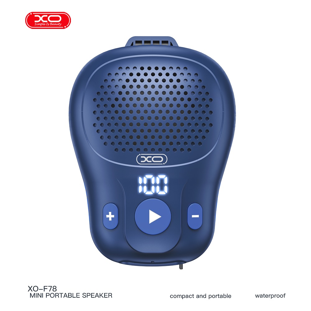 PARLANTE BLUETOOTH  XO-F78 AZUL SUMERGIBLE ( IP67 )