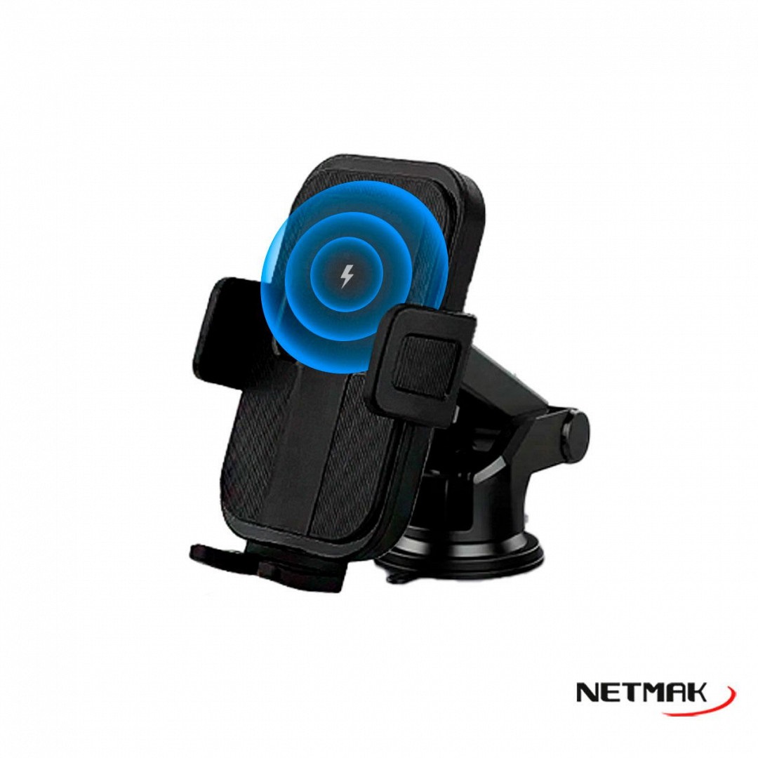 SOPORTE DE CELULAR CON CARGA INALÁMBRICA PARA AUTO NM-HC42