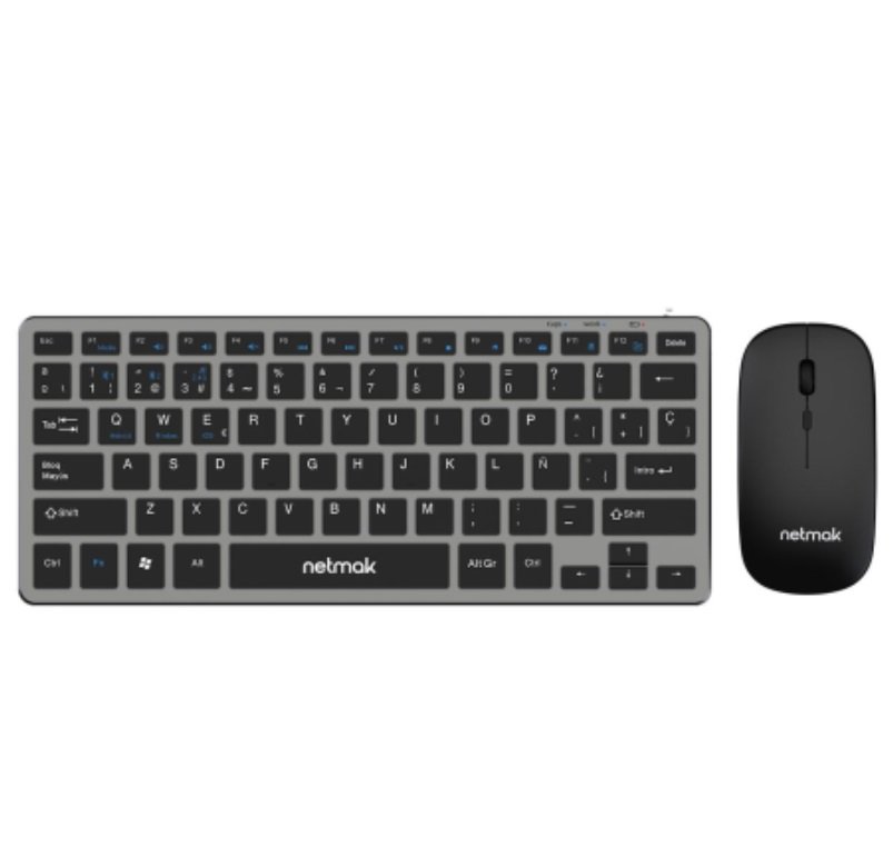 TECLADO + MOUSE WIRELESS MULTIMEDIA NM-KB530 
NETMAK