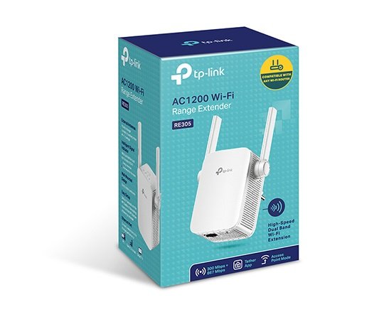 EXTENSOR DE RANGO INALÁMBRICO (RE305) WI-FI 5 AC1200 MBPS - TP-LINK
REPETIDOR