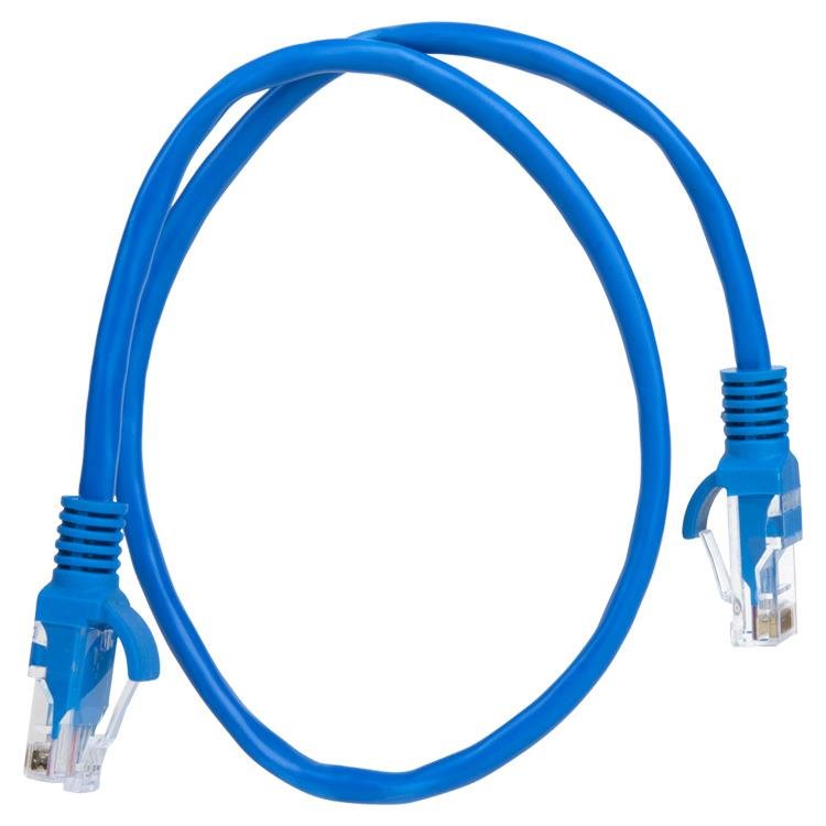 CABLE RED PATCH CORD UTP CAT5E  0.5 MTS PATCH 0.5 AM AZUL-  - NOGA NET