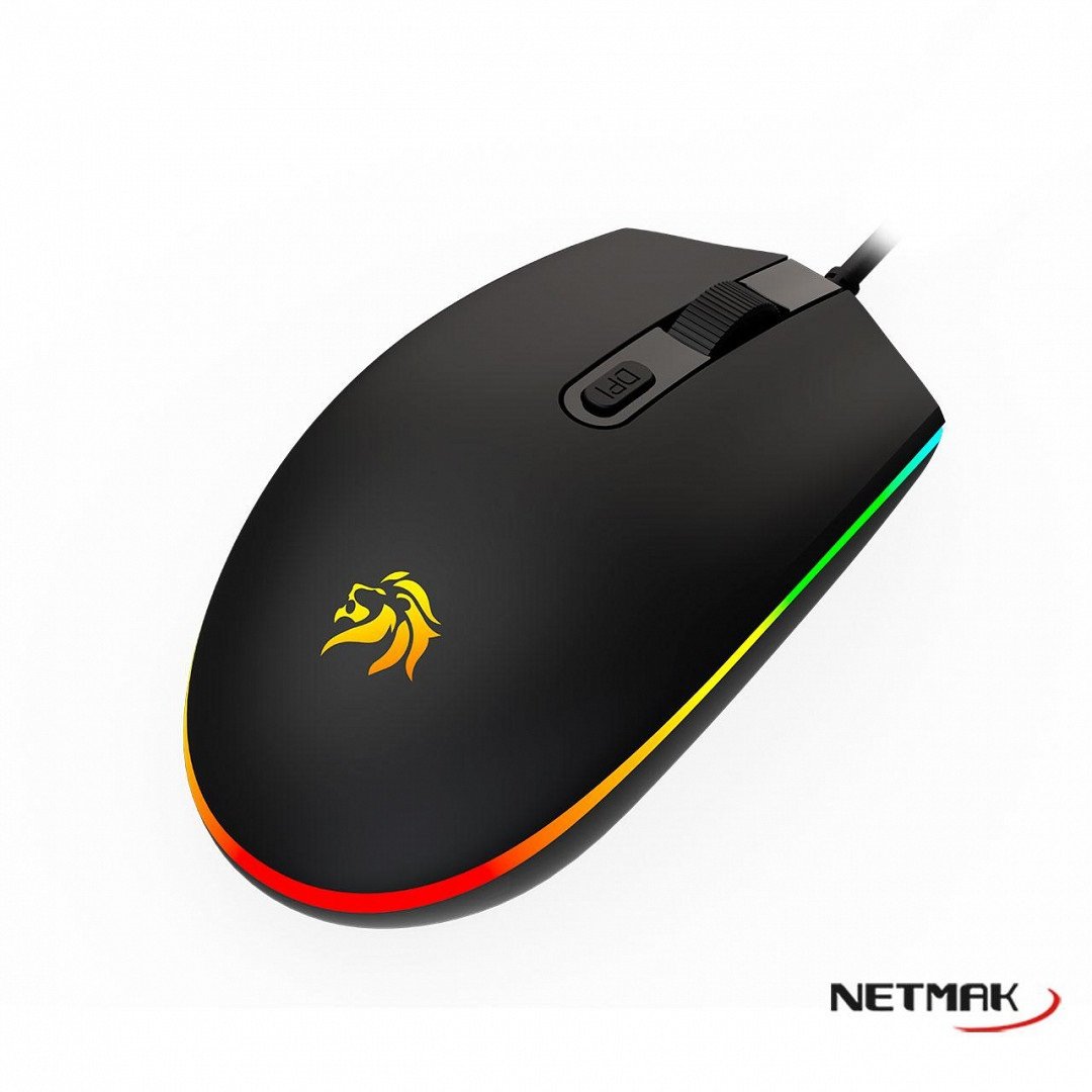 MOUSE USB GAMER NM-GM51 4D RGB
NETMAK