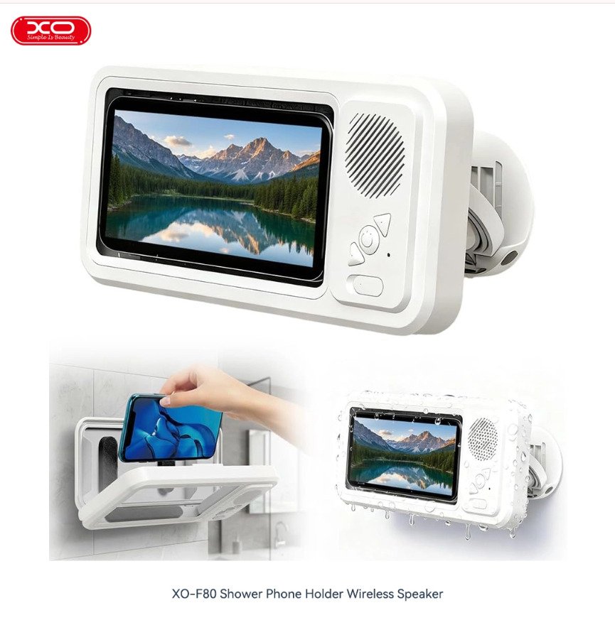 SOPORTE CELULAR XO-F80 PARA DUCHA CON PARLANTE
