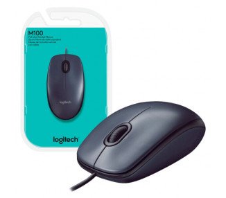 MOUSE USB LOGITECH M100 NEGRO 910-001601