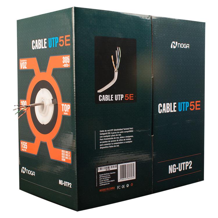 CABLE UTP ROLLO CAT5E INTERIOR 305MTS NG-UTP2 - INTERIOR 
 NOGA NET

NG-UTP 2 - CABLE02694